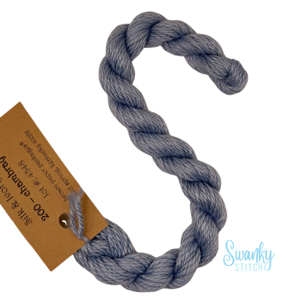 Silk & Ivory 200 Chambray