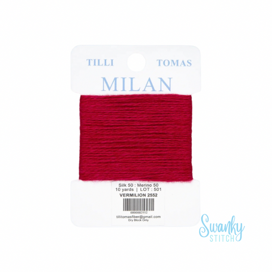 Milan Cards 2552 Vermilion