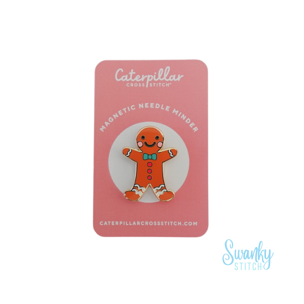 Gingerbread Magnetic Needle Minder: Gingerbread needle minder only