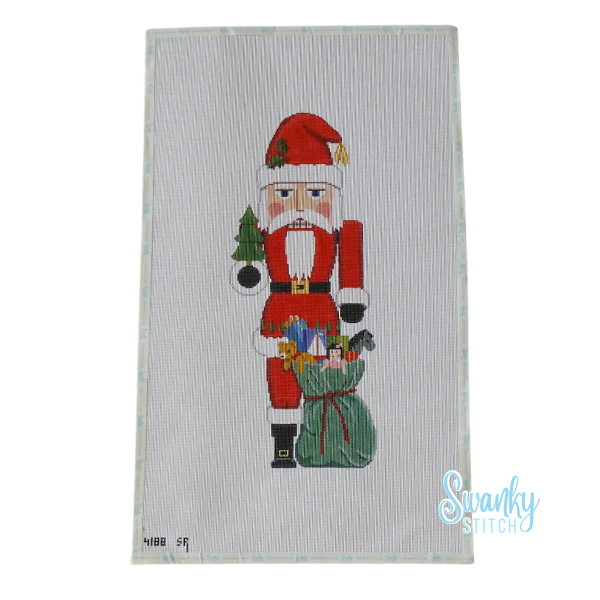 Nutcracker, Santa with Bag of Toys, 18" Stand-up - 13 Mesh