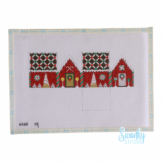 Chocolate Trellis Red Velvet, 3D Gingerbread House - 18 mesh