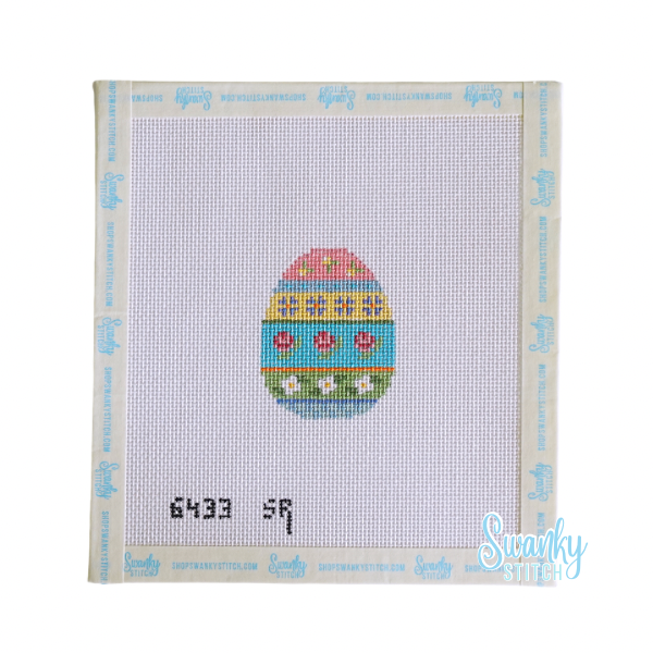Rose Stripe, Small Egg - 18 mesh