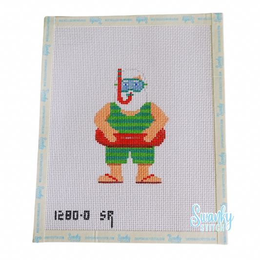 Swimming Santa - 13 Mesh
