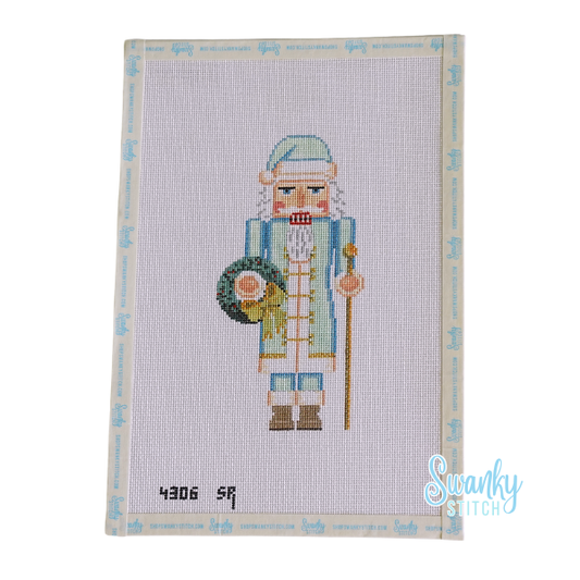 Nutcracker, Blue Santa - 18 Mesh