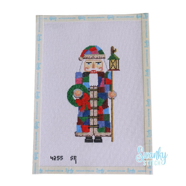 Nutcracker, Patchwork Santa - 18 Mesh