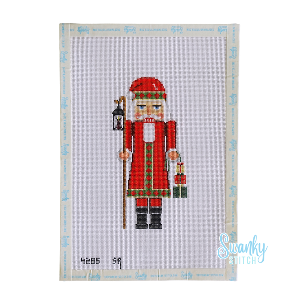 Nutcracker, Santa with Lantern - 18 mesh