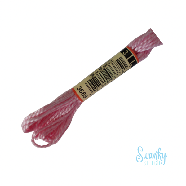 DMC 3 Pearl Cotton 3689 Pale Orchid
