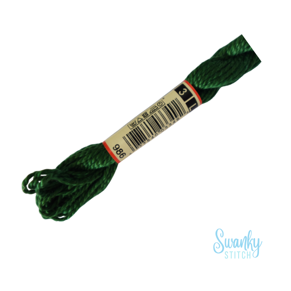 DMC 3 Pearl Cotton 986 Boxwood