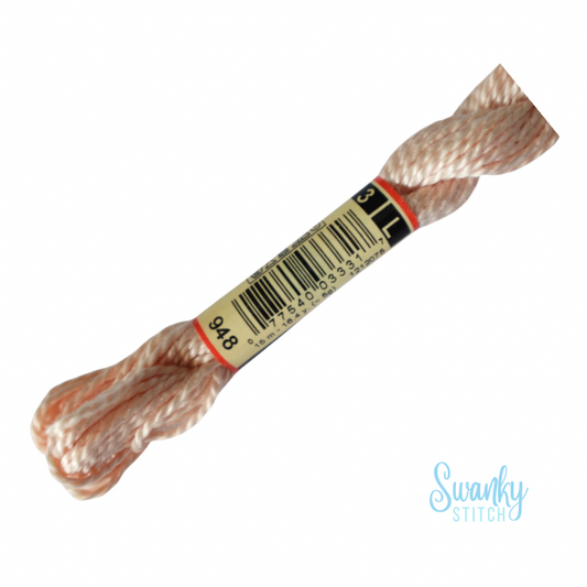 DMC 3 Pearl Cotton 948 Himalayan Salt