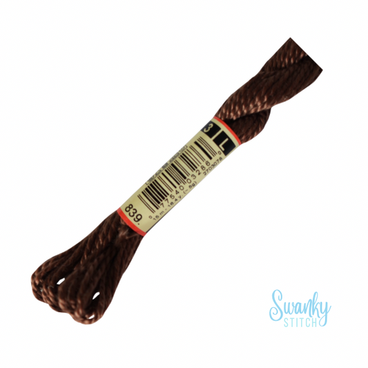 DMC 3 Pearl Cotton 839 Root Brown