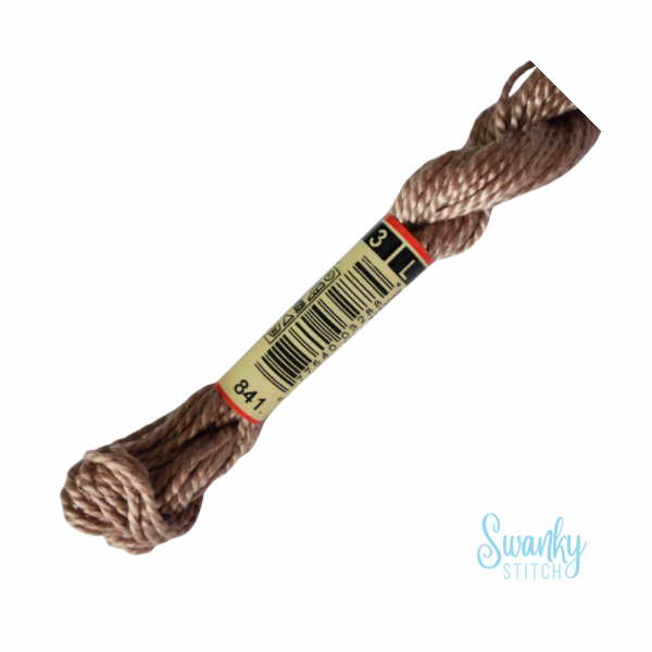 DMC 3 Pearl Cotton 841 Suede