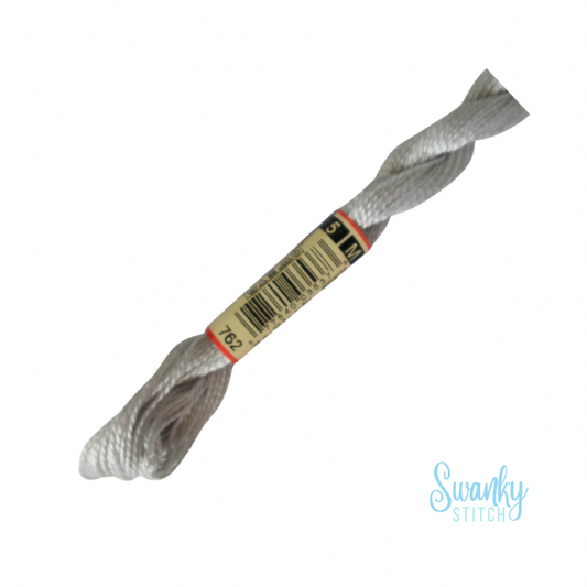 DMC 5 Pearl Cotton 762 Pearl Grey
