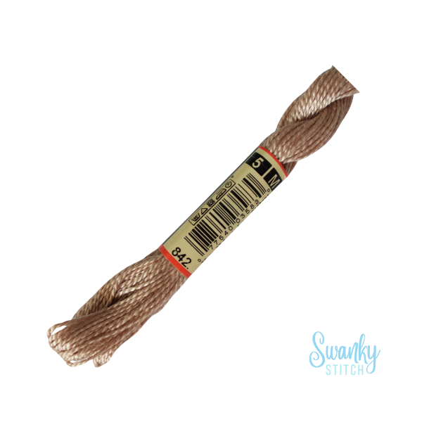 DMC 5 Pearl Cotton 842 Beige Rope