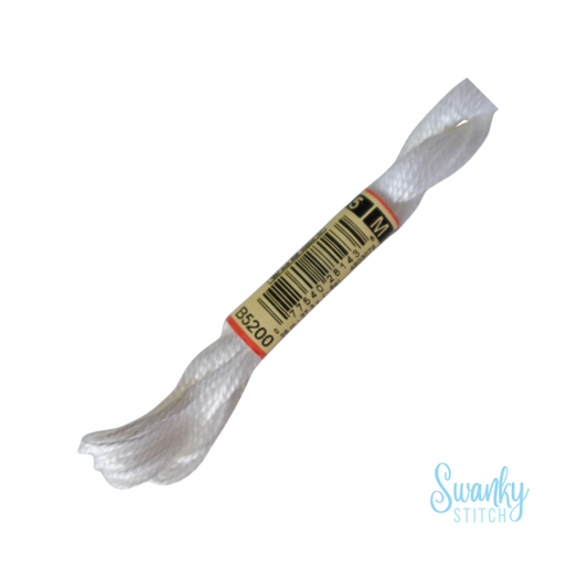 DMC 5 Pearl Cotton B5200 White Light