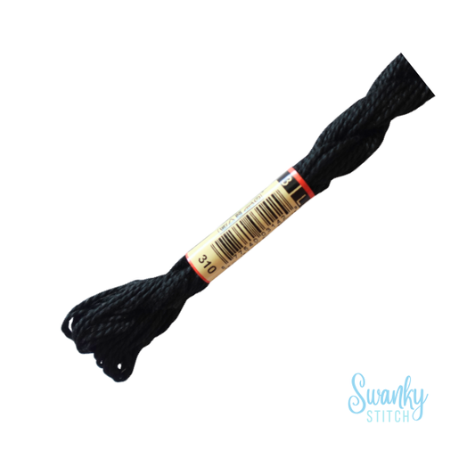 DMC 3 Pearl Cotton 310 Black
