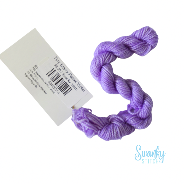Tiny Starry Pastel Violet