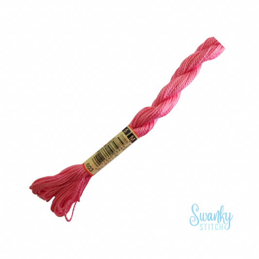 DMC 5 Pearl Cotton 603 Macaroon Pink