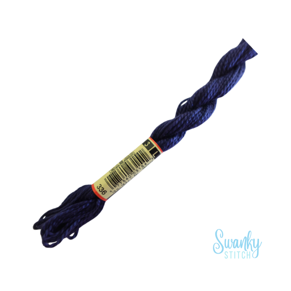 DMC 3 Pearl Cotton 336 Indigo Blue