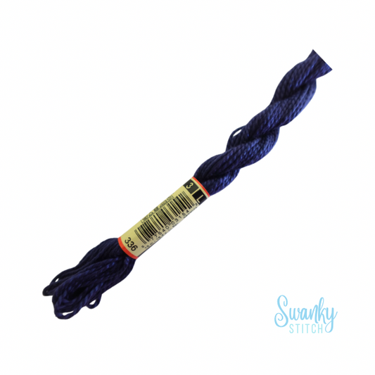 DMC 3 Pearl Cotton 336 Indigo Blue