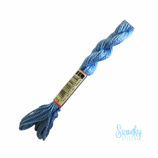 DMC 3 Pearl Cotton 813 Gallic Blue