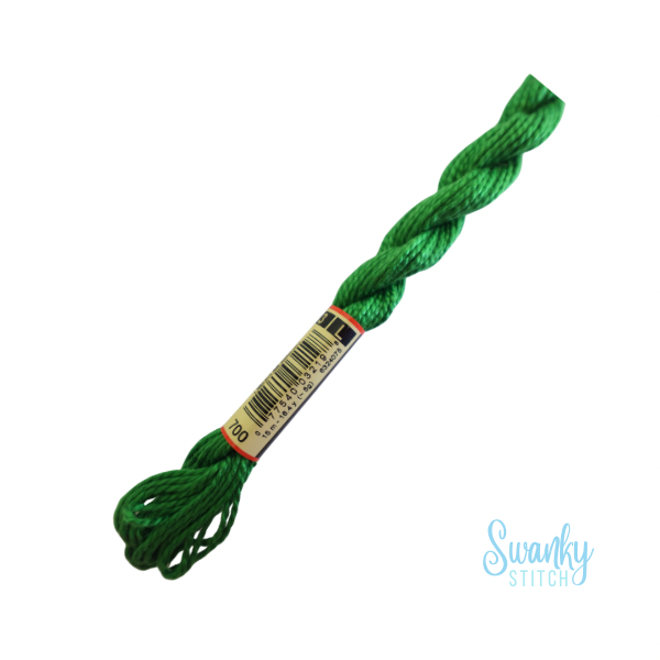 DMC 3 Pearl Cotton 700 Meadow Green