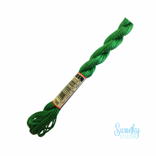 DMC 3 Pearl Cotton 700 Meadow Green