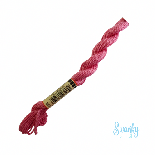 DMC 3 Pearl Cotton 603 Macaroon Pink