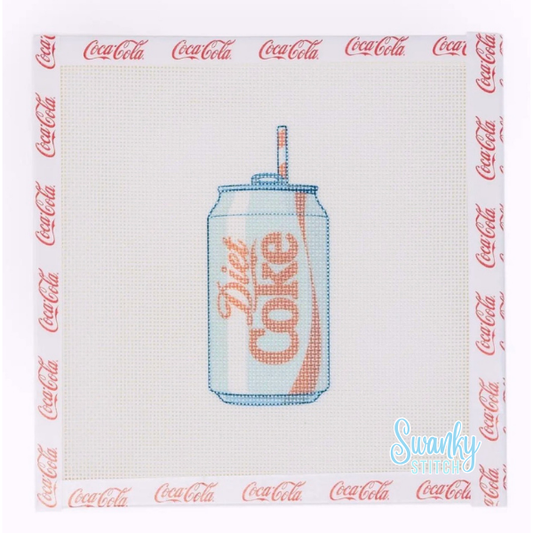 Diet Coke Can Needlepoint Canvas