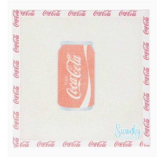 Coca-Cola Can Needlepoint Canvas