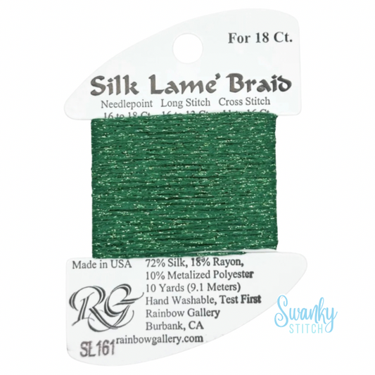 Silk Lamé Braid 18 SL161 Juniper