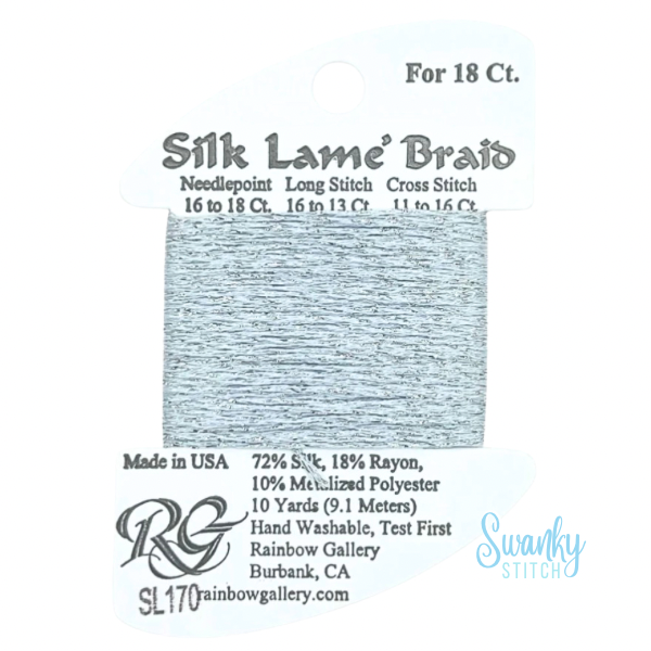 Silk Lamé Braid 18 SL170 Blue Fog