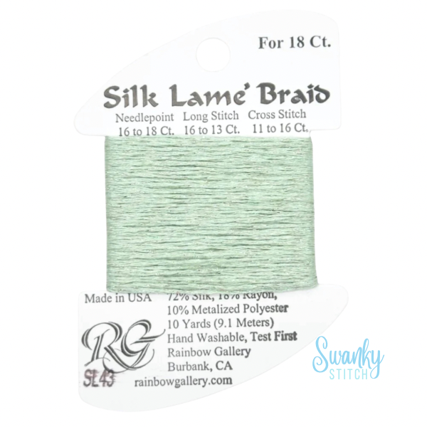 Silk Lamé Braid 18 SL43 Lite Mint