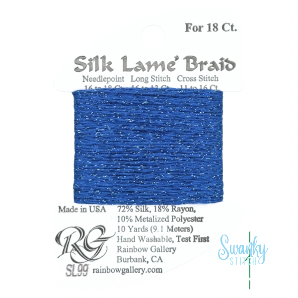 Silk Lamé Braid 18 SL99 Classic Blue