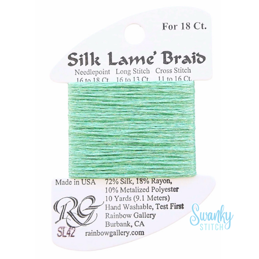 Silk Lamé Braid 18 SL42 Mint