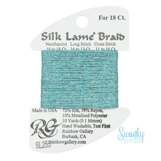 Silk Lamé Braid 18 SL255 Seaglass