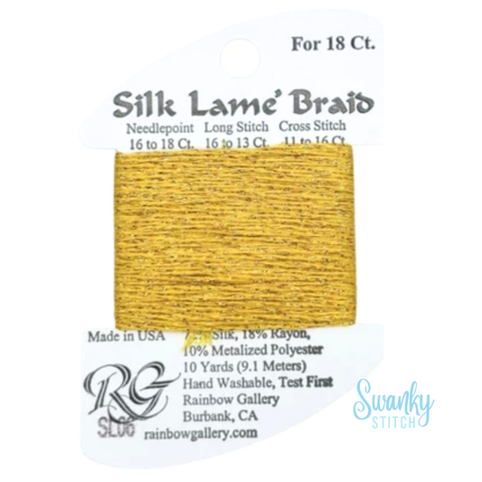 Silk Lamé Braid 18 SL06 Gold