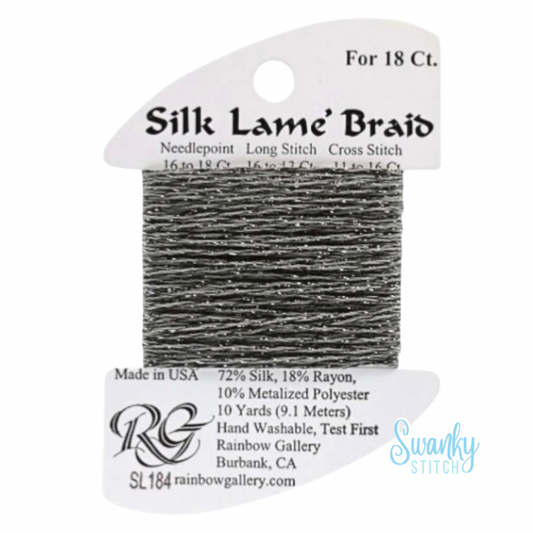 Silk Lamé Braid 18 SL184 Pavement