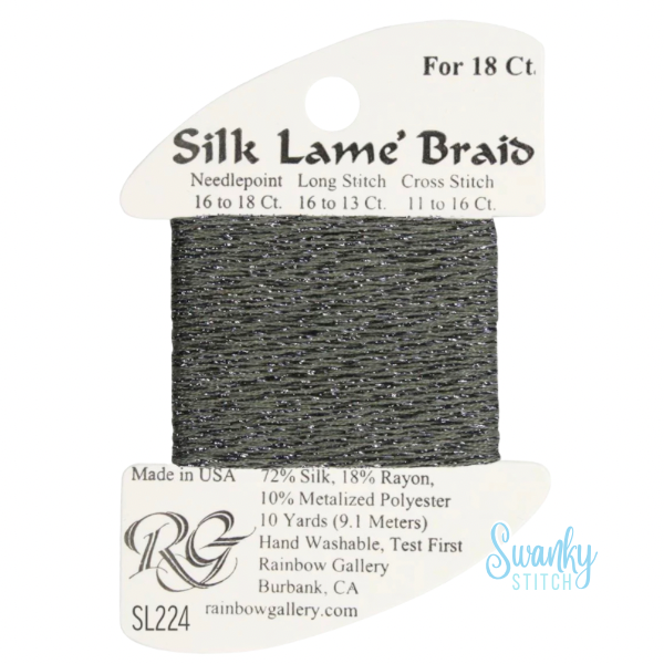 Silk Lamé Braid 18 SL224 Shining Armor