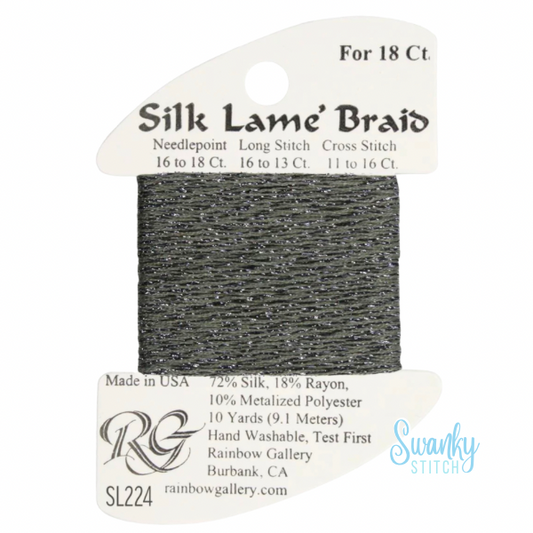 Silk Lamé Braid 18 SL224 Shining Armor
