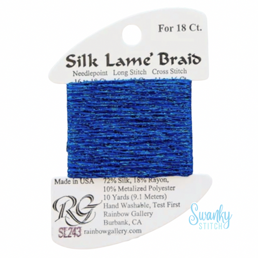 Silk Lamé Braid 18 SL243 Suddenly Sapphire