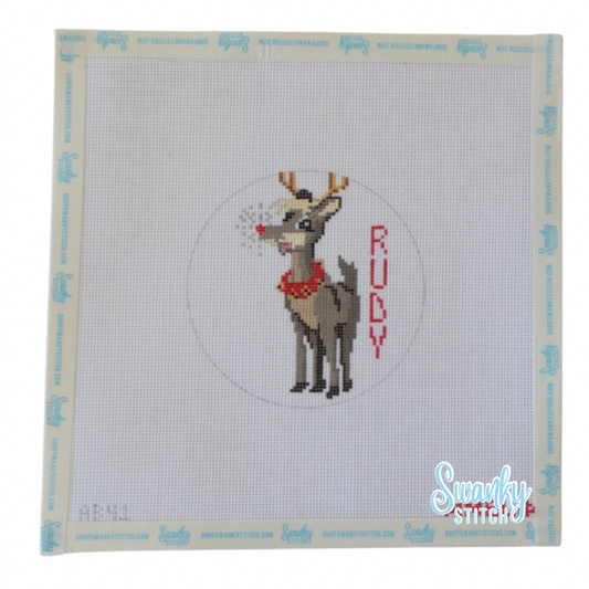 Reindeer Series- Rudy Ornament