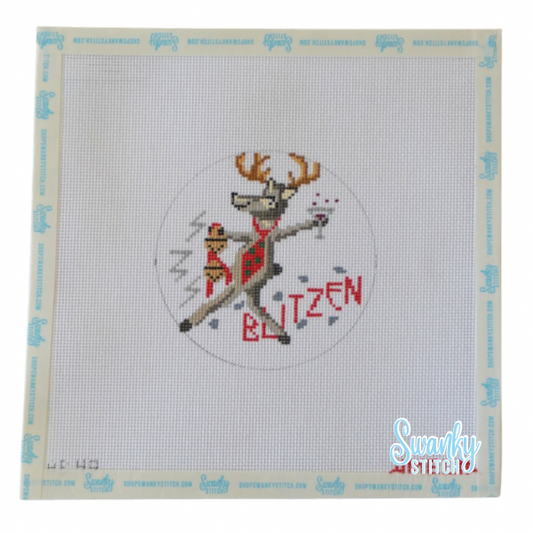Reindeer Series- Blizten Ornament