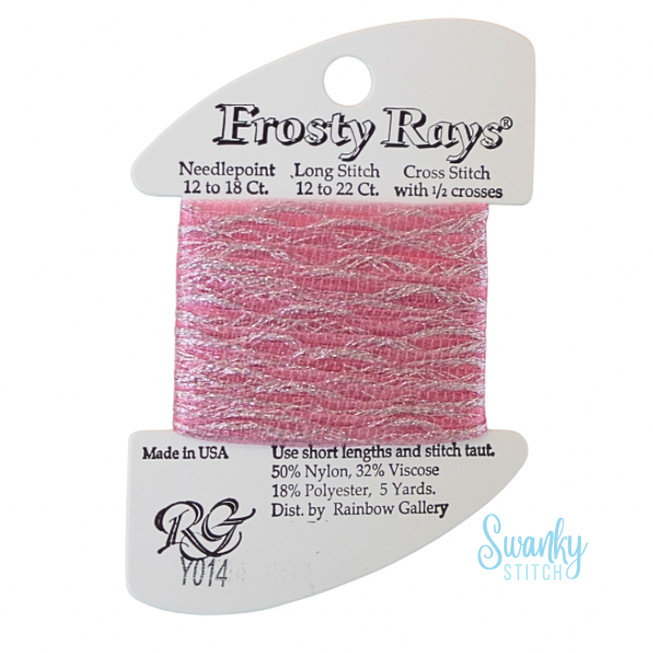 Frosty Rays Y014 Silver Pink Gloss