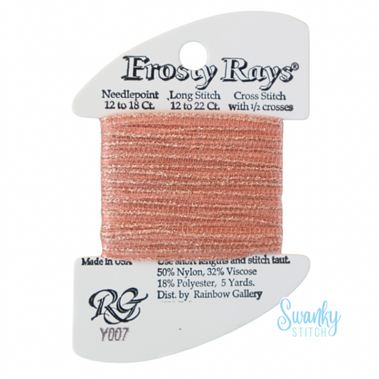 Frosty Rays Y007 Rose Peach Gloss
