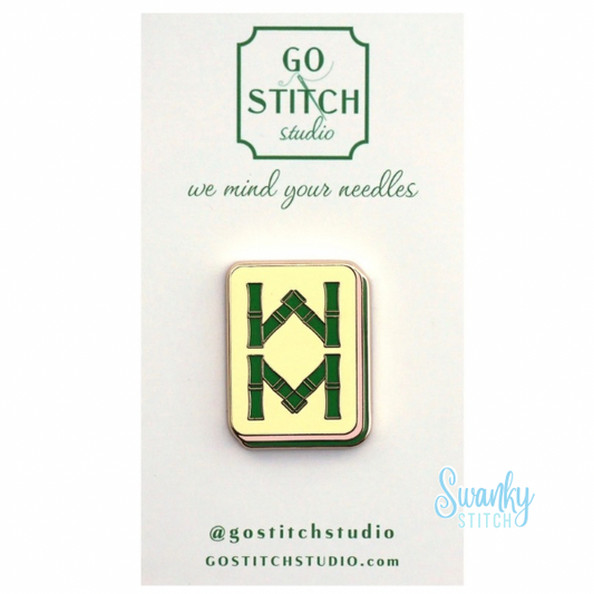 Bamboo Mahjong Tile Needle Minder