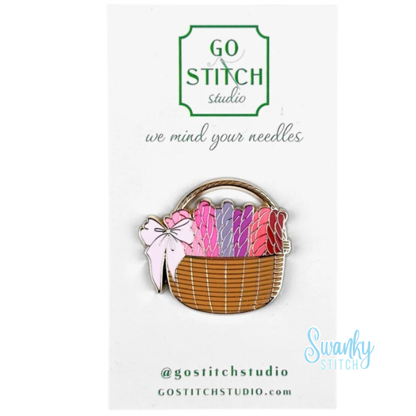 Needlepoint Basket Needle Minder