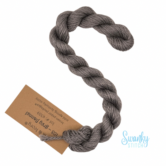 Silk & Ivory 103 Grey Flannel