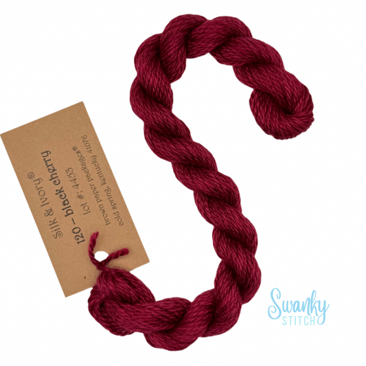 Silk & Ivory 120 Black Cherry