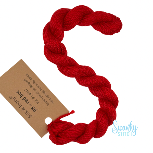 Silk & Ivory 11 Really Red
