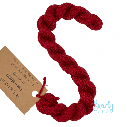Silk & Ivory 132 Claret